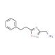 [5-(2-Phenylethyl)-1,2,4-oxadiazol-3-yl]-methylamine - chemical structure image