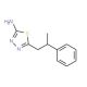 5-(2-Phenylpropyl)-1,3,4-thiadiazol-2-amine - chemical structure image