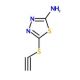 5-(2-Propynylsulfanyl)-1,3,4-thiadiazol-2-ylamine (CAS 53918-05-1) - chemical structure image