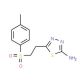 5-[2-(Toluene-4-sulfonyl)ethyl]-[1,3,4]-thiadiazol-2-ylamine (CAS 302956-47-4) - chemical structure image