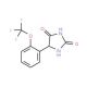 5-[2-(trifluoromethoxy)phenyl]imidazolidine-2,4-dione - chemical structure image