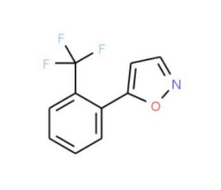 5-[2-(Trifluoromethyl)phenyl]isoxazole - chemical structure image