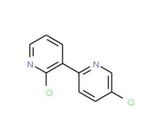 5,2&prime;-Dichloro-2,3&prime;-bipyridine (CAS 942206-20-4) - chemical structure image