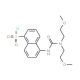 5-[3,3-Bis-(2-methoxy-ethyl)-ureido]-naphthalene-1-sulfonyl chloride - chemical structure image