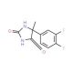 5-(3,4-difluorophenyl)-5-methylimidazolidine-2,4-dione - chemical structure image