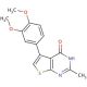 5-(3,4-dimethoxyphenyl)-2-methylthieno[2,3-d]pyrimidin-4(3H)-one - chemical structure image