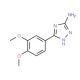 5-(3,4-dimethoxyphenyl)-4H-1,2,4-triazol-3-amine - chemical structure image