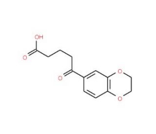 5-[3,4-Ethylenedioxy)phenyl]-5-oxovaleric acid (CAS 845781-54-6) - chemical structure image