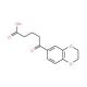 5-[3,4-Ethylenedioxy)phenyl]-5-oxovaleric acid (CAS 845781-54-6) - chemical structure image