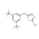 5-[3,5-bis(trifluoromethyl)benzyl]-1,3-thiazol-2-amine - chemical structure image
