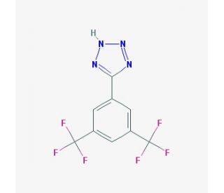 5-[3,5-Bis(trifluoromethyl)phenyl]-1H-tetrazole (CAS 175205-09-1) - chemical structure image