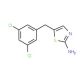 5-(3,5-dichlorobenzyl)-1,3-thiazol-2-amine - chemical structure image