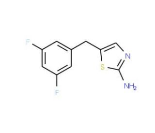 5-(3,5-difluorobenzyl)-1,3-thiazol-2-amine - chemical structure image