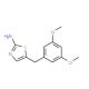 5-(3,5-dimethoxybenzyl)-1,3-thiazol-2-amine - chemical structure image