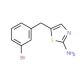 5-(3-bromobenzyl)-1,3-thiazol-2-amine - chemical structure image