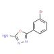 5-(3-bromophenyl)-1,3,4-oxadiazol-2-amine (CAS 109060-66-4) - chemical structure image