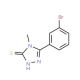 5-(3-bromophenyl)-4-methyl-4H-1,2,4-triazole-3-thiol - chemical structure image