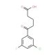 5-(3-Chloro-5-fluorophenyl)-5-oxovaleric acid (CAS 845790-48-9) - chemical structure image