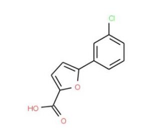 5-(3-Chloro-phenyl)-furan-2-carboxylic acid (CAS 41019-44-7) - chemical structure image