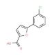 5-(3-Chloro-phenyl)-furan-2-carboxylic acid (CAS 41019-44-7) - chemical structure image