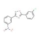 5-(3-Chlorophenyl)-3-(3-nitrophenyl)-1,2,4-oxadiazole (CAS 690988-86-4) - chemical structure image