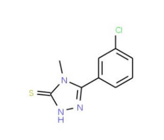 5-(3-Chlorophenyl)-4-methyl-4H-1,2,4-triazole-3-thiol - chemical structure image