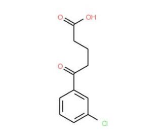 5-(3-Chlorophenyl)-5-oxovaleric acid (CAS 75381-46-3) - chemical structure image