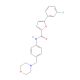5-(3-Chlorophenyl)-N-[4-morpholin-4-ymethyl)phenyl]furan-2-carboxamide (CAS 638156-11-3) - chemical structure image
