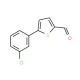 5-(3-chlorophenyl)thiophene-2-carbaldehyde - chemical structure image