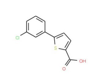5-(3-chlorophenyl)thiophene-2-carboxylic acid - chemical structure image