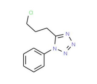 5-(3-chloropropyl)-1-phenyl-1H-1,2,3,4-tetrazole - chemical structure image