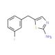 5-(3-Fluoro-benzyl)-thiazol-2-ylamine (CAS 884497-40-9) - chemical structure image