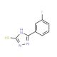5-(3-fluorophenyl)-4H-1,2,4-triazole-3-thiol - chemical structure image