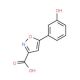 5-(3-Hydroxy-phenyl)-isoxazole-3-carboxylic acid (CAS 832740-37-1) - chemical structure image