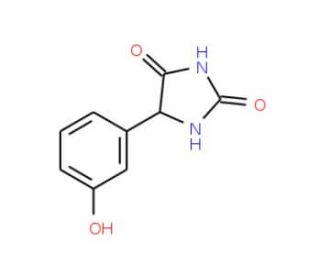 5-(3-hydroxyphenyl)imidazolidine-2,4-dione (CAS 74438-97-4) - chemical structure image