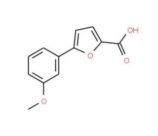 5-(3-Methoxyphenyl)-2-furoic acid (CAS 54022-96-7) - chemical structure image