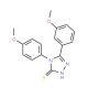 5-(3-methoxyphenyl)-4-(4-methoxyphenyl)-4H-1,2,4-triazole-3-thiol - chemical structure image