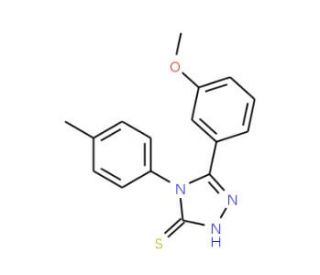 5-(3-methoxyphenyl)-4-(4-methylphenyl)-4H-1,2,4-triazole-3-thiol - chemical structure image