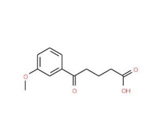 5-(3-Methoxyphenyl)-5-oxovaleric acid (CAS 845781-34-2) - chemical structure image