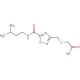 {[(5-{[(3-Methylbutyl)amino]carbonyl}-1,2,4-oxadiazol-3-yl)methyl]thio}acetic acid - chemical structure image