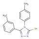 5-(3-methylphenyl)-4-(4-methylphenyl)-4H-1,2,4-triazole-3-thiol - chemical structure image