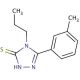 5-(3-methylphenyl)-4-propyl-4H-1,2,4-triazole-3-thiol - chemical structure image