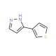 5-(3-Thienyl)-1H-pyrazole - chemical structure image