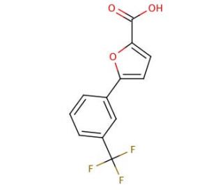 5-[3-(Trifluoromethyl)phenyl]-2-furoic acid (CAS 54022-99-0) - chemical structure image