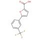 5-[3-(Trifluoromethyl)phenyl]-2-furoic acid (CAS 54022-99-0) - chemical structure image