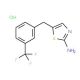 5-{[3-(trifluoromethyl)phenyl]methyl}-1,3-thiazol-2-amine hydrochloride - chemical structure image