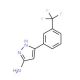 5-(3-Trifluoromethylphenyl)-2H-pyrazol-3-ylamine (CAS 209224-91-9) - chemical structure image