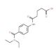 5-{4-[(Diethylamino)carbonyl]anilino}-5-oxopentanoic acid - chemical structure image