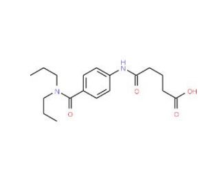 5-{4-[(Dipropylamino)carbonyl]anilino}-5-oxopentanoic acid - chemical structure image