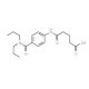 5-{4-[(Dipropylamino)carbonyl]anilino}-5-oxopentanoic acid - chemical structure image